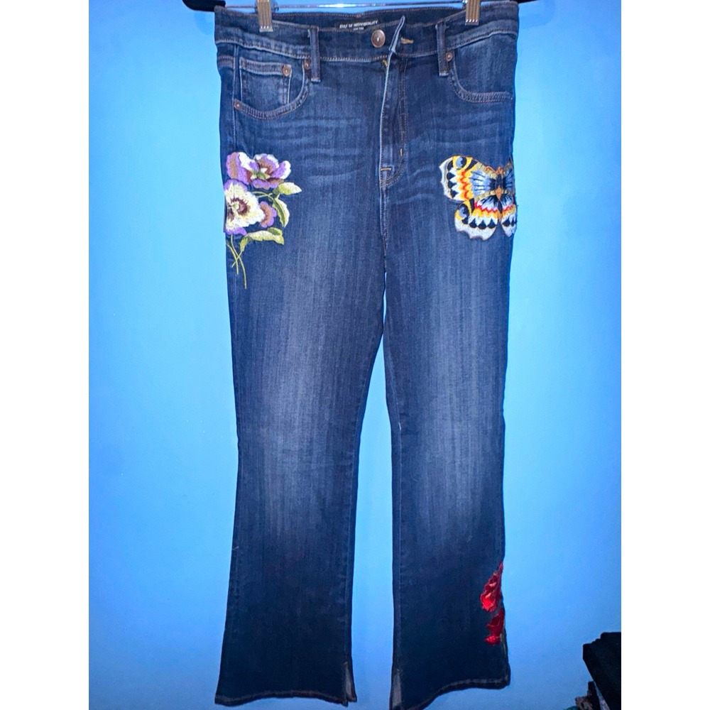 Cult of Individuality High Rise Bootcut Dark Wash Stretch Jeans 28 78A2-HB08B